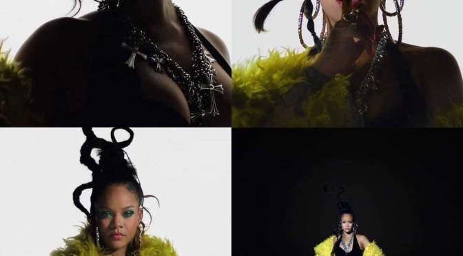 #Rihanna TEASES upcoming #SuperBowlLVII #AppleMusic Halftime show! [Vid]