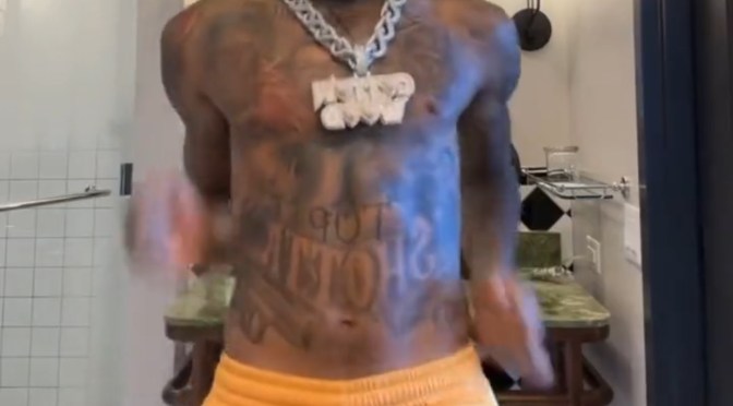 #ThirstTrap: #NleChoppa gets it HOT IN HERRE! [vid]