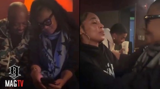 STAR TRACKS: #JanetJackson & #JermaineDupri get COZY after #OMF2023! [vid]