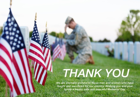 #HappyMemorialDay! We THANK YOU for your SACRIFICE!