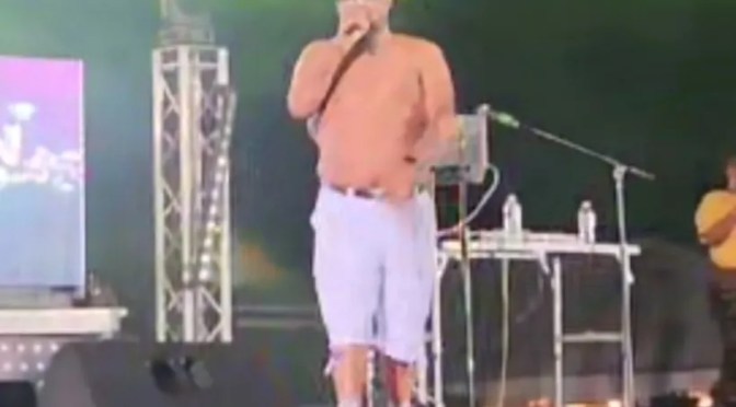 FINAL video of #FatManScoop! Rapper seen PASSING OUT onstage before his DEATH! [vid]