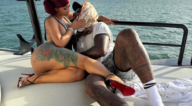 STAR TRACKS: #CardiB & #StefonDiggs go IG Official! [pic]