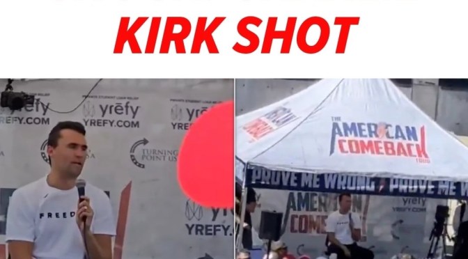 #CharlieKirk has been SHOT and killed at Utah speaking engagement! [vid]
