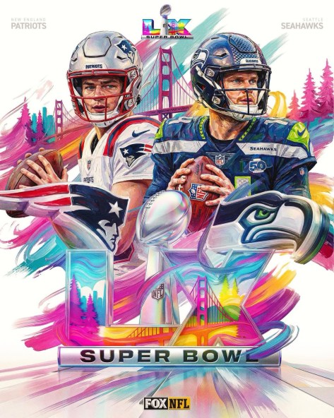 #SuperBowlLX is set! #Seahawks vs #Patriots! [pic]
