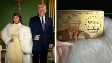 #NickiMinaj Flaunts $1 Million #Trump ‘Gold Citizenship Card’! [vid]