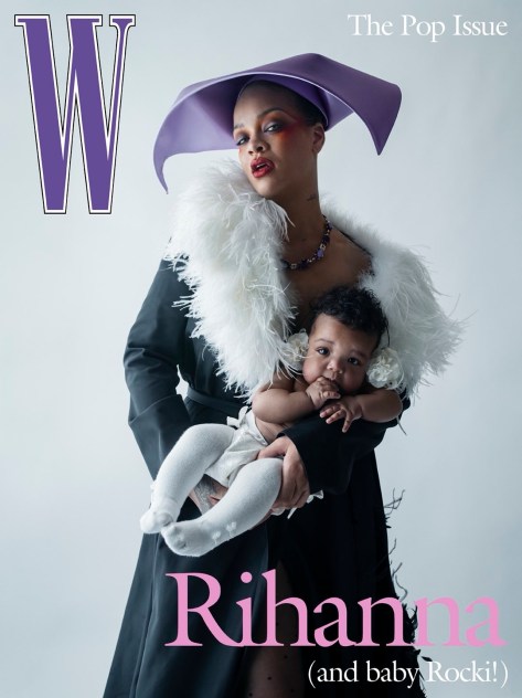 MAG TAG: #Rihanna and daughter #Rocki cover #WMag! [pic]