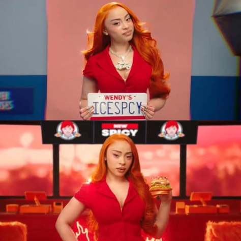 #IceSpice lands #Wendys advert after #McDonalds altercation! [vid]