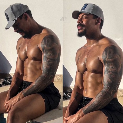 Thirst Trap: #AaronPierre sunbathing! [vid]