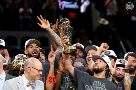 Congrats to the 2026 #NBA CHAMPIONS- #NewYorkKnicks! [details]