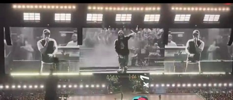 #JayZ brings out #Eminem for night 2 at #YankeeStadium! [vid]