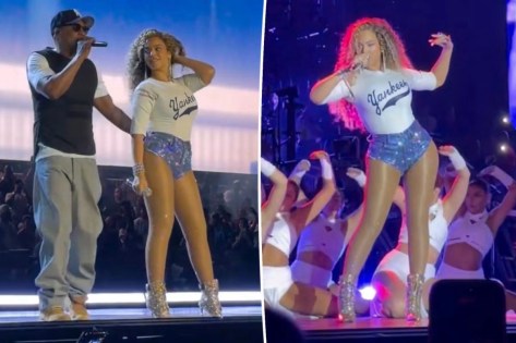 #Beyonce returned to the stage for #JayZ’s Extra Innings finale! [vid]