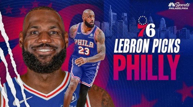 BREAKING! #LebronJames is headed to the #76ers! [details]