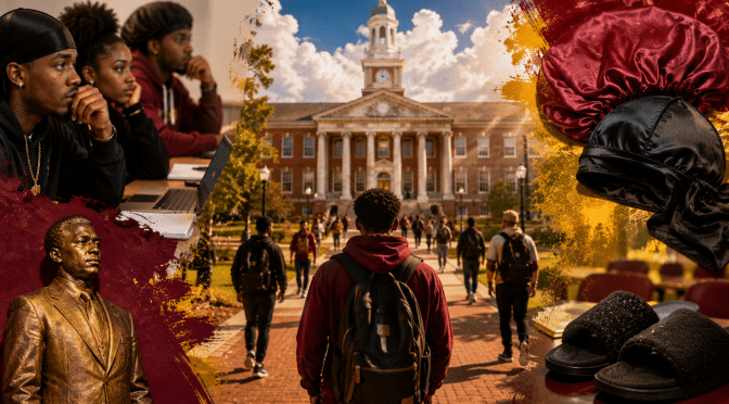 #Tuskegee University bans students from wearing bonnets and du-rags to class! [details]