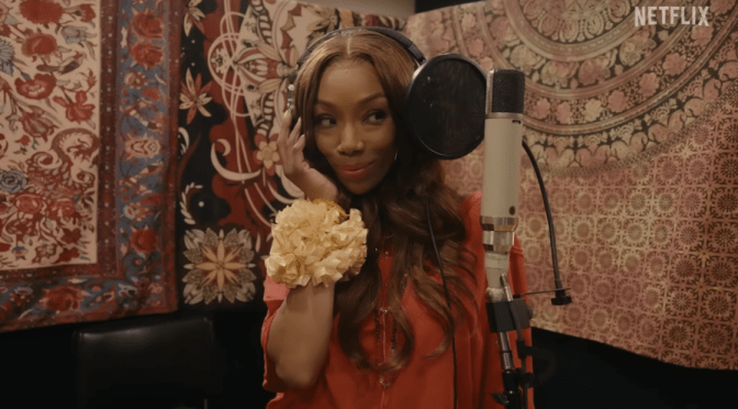 #Brandy sings the new theme song for #ADifferentWorld! [vid]