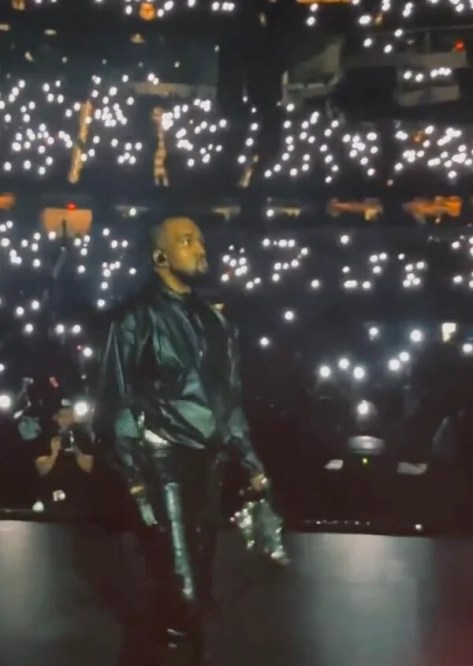 #ChrisBrown brings out #KanyeWest at #SoFi tour stop! [vid]